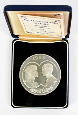 Lot 699 - A limited edition silver proof Falkland...