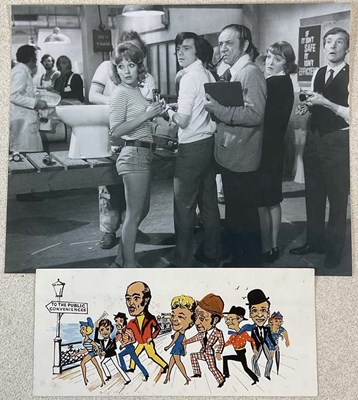 Lot 2088 - CARRY ON FILMS; an advertising card for Carry...