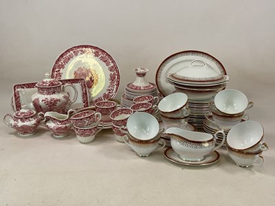 Lot 182 - COPELAND SPODE; a quantity of 'Rhine' pattern...