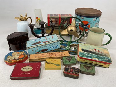Lot 34 - Collectors' items, to include advertising tins,...