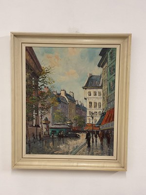 Lot 325 - UNATTRIBUTED; mid 20th century oil on canvas,...