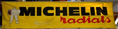 Lot 398 - Two yellow track side signs from the Isle of...