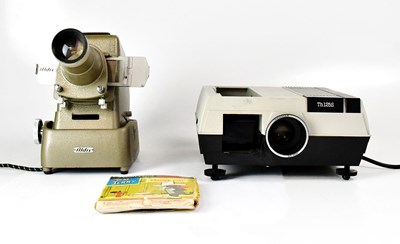 Lot 407 - An Aldis slide projector, together with a...