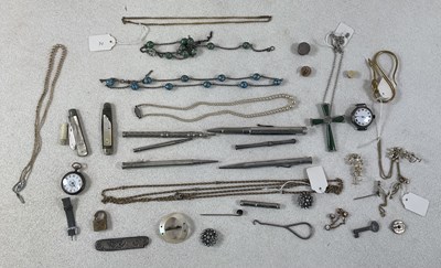 Lot 383 - A quantity of costume jewellery including...