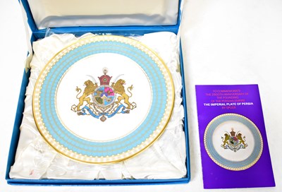 Lot 218 - SPODE; a 'The Imperial Plate of Persia'...