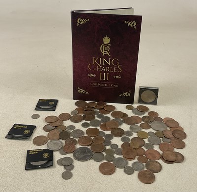 Lot 443 - A small group of coins including a single...