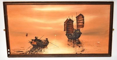 Lot 438 - TONY FLANAGAN (20th century); oil on canvas,...