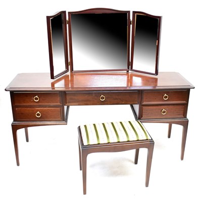 Lot 103 - STAG; a bedroom suite, comprising a dressing...