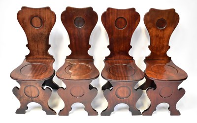 Lot 104 - An important set of twelve George II hall...
