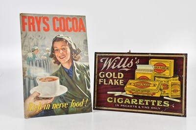 Lot 1286 - WILLS'S GOLD FLAKE; a vintage advertising tin...