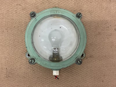 Lot 497 - REVO; an industrial bulkhead domed internal...