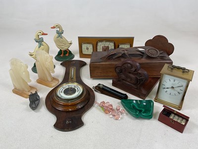 Lot 19 - A collectors' lot, including an oak wall...