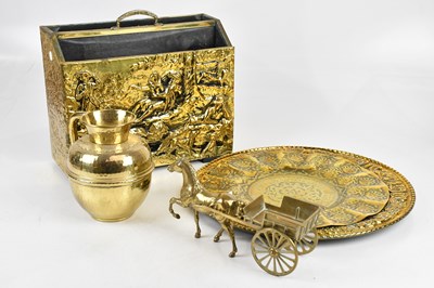 Lot 1379A - A small collection of vintage metalware,...