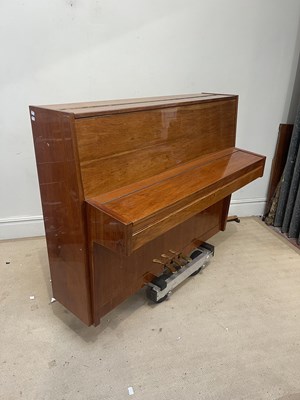 Lot 1113 - A modern upright piano, height 112cm.