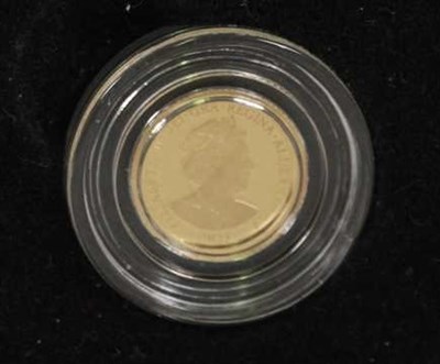 Lot 438 - An Elizabeth II 1/8 sovereign, 2021, proof,...