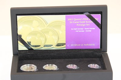 Lot 433 - QUEEN ELIZABETH II; a 95th Birthday 24ct gold...