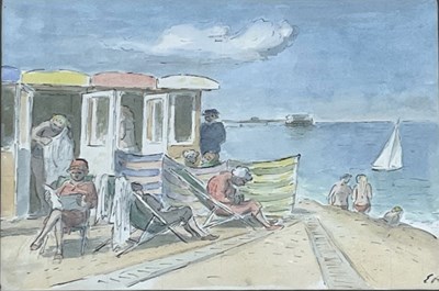 Lot 285 - EDWARD ARDIZZONE (1900-1979); watercolour,...