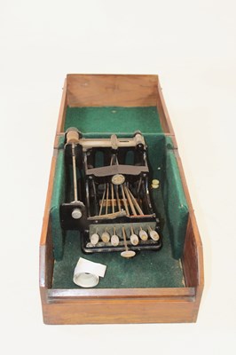 Lot 1106 - STAINSBY-WAYNE; a walnut cased shorthand...