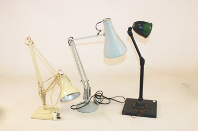 Lot 1243 - Three vintage table lamps.