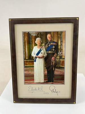 Lot 256 - HER LATE MAJESTY QUEEN ELIZABETH II AND PRINCE...