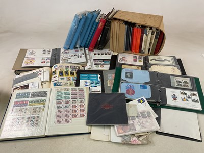 Lot 247 - A large collection of stamps and first day...