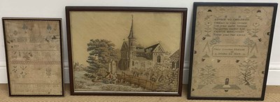 Lot 76 - An early 19th century sampler, ‘Mary Lowton...