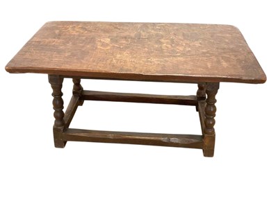 Lot 695 - A late 16th/early 17th century and later oak...