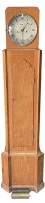 Lot 824 - GORDON RUSSELL; an Art Deco oak regulator...