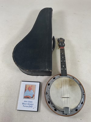 Lot 46 - A Dallas Model D George Formby banjo ukulele,...