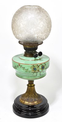 Lot 1528 - A Victorian oil lamp