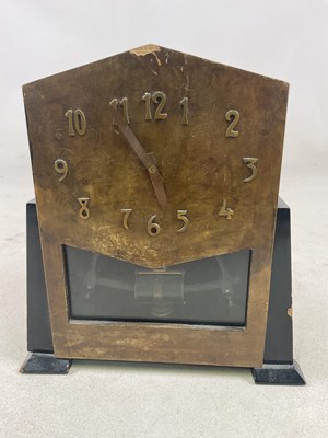 Lot 484 - A French Art Deco Bulle electric mantel clock,...