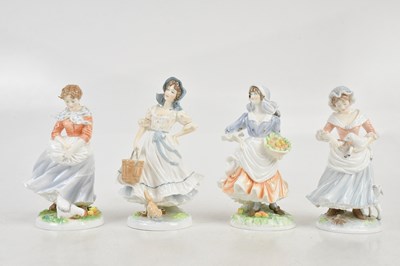 Lot 138 - ROYAL WORCESTER; four figures from the Old...