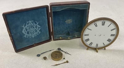 Lot 661 - An early 20th century brass cased circular...