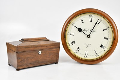 Lot 1301 - A 19th century rosewood sarcophagus shaped tea...