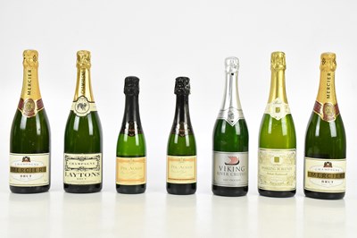 Lot 396 - CHAMPAGNE; two bottles of Mercier Brut, 12%,...