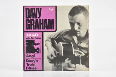 Lot 1216 - DAVY GRAHAM; 3/4 A.D. with Alexis Korner 7"...