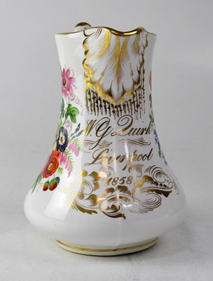 Lot 405 - A 19th century hand painted gilt-heightened...