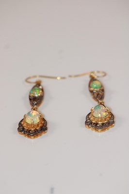 Lot 385 - A pair of silver, silver gilt and 9ct gold...
