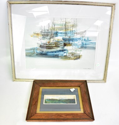 Lot 303 - J. DOWD; acrylic, 'Seascape I', signed, dated '...