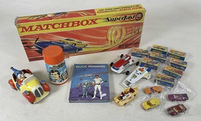 Lot 74 - MATCHBOX; a Double Loop Race set with twelve...