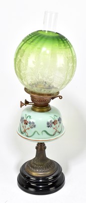 Lot 1530 - A Victorian oil lamp