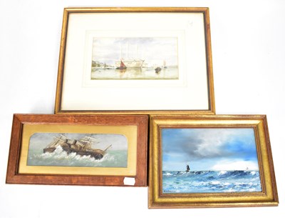 Lot 341 - E. W. CON- (19th century); watercolour,...