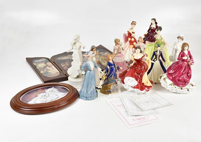 Lot 136 - A collection of assorted ceramic figures,...