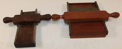 Lot 1107 - Two 19th century mahogany and brass mounted...