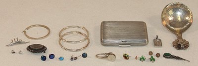 Lot 348 - A Russian silver cigarette case of ribbed...