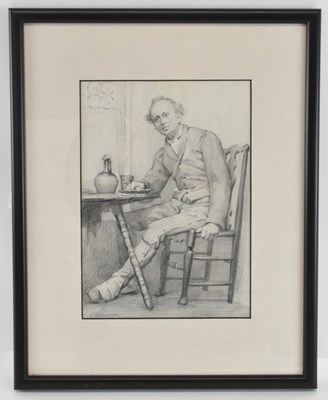Lot 179 - CHARLES SPENCELAYH (1865-1958); a pencil...