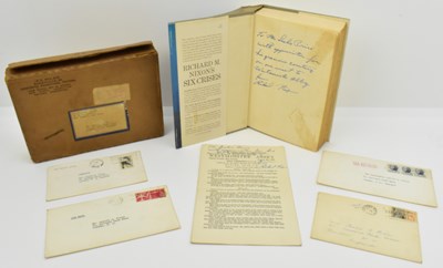Lot 318 - RICHARD M NIXON; a signed book titled 'Six...