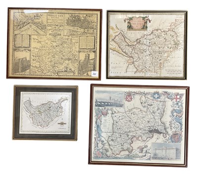 Lot 255 - ROBERT MORDEN; a 19th century map of the...