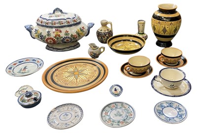 Lot 496 - QUIMPER; a collection of assorted modern...