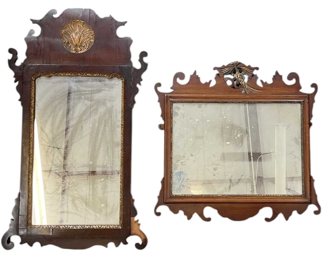 Lot 30 - An early 19th century Chippendale style fret...